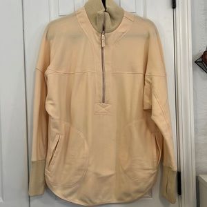 Free People FP Movemwnt Mountain Dreamin Fleece Jacket Peach